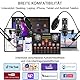 Podcast Mikrofon Bündeln, Audio Interface mit Cardioid Designer BM800 Mikrofon für Gamer und All-in-One Mischpultr, Perfekt für Live Streaming, YouTube, Gaming
