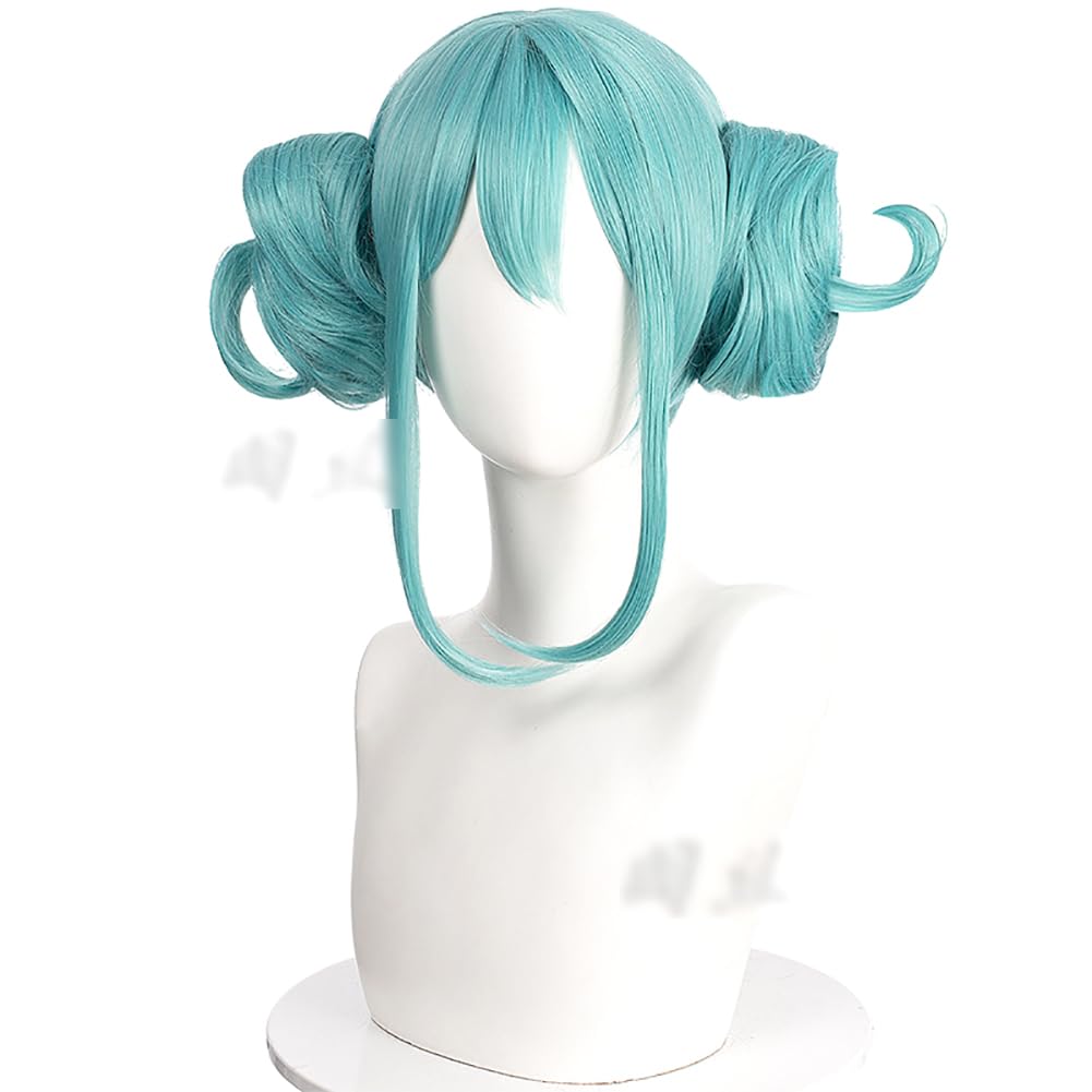 Amazon.co.jp: ZooooM ウィッグ コスプレ 用 ロング ライト ブルー 髪