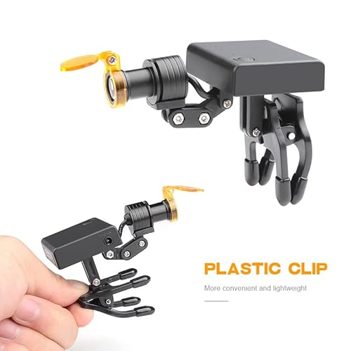 Oubo 5W Led Head Light With Optical Filter Clip On Type For Binocular Loupes Glasses Dy-013 #TOP3