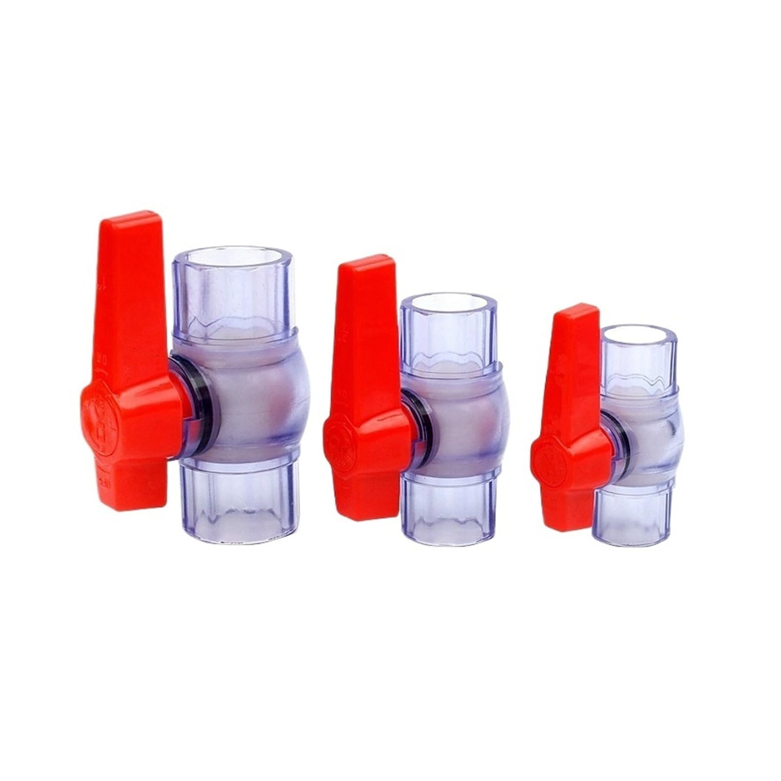 Raccordi for tubi in UPVC trasparenti blu da 20~63 mm, raccordi rapidi for tubi di drenaggio for acquari, valvole di giunzione for tubi di irrigazione da giardino(Flange Plate,50mm (1PC))
