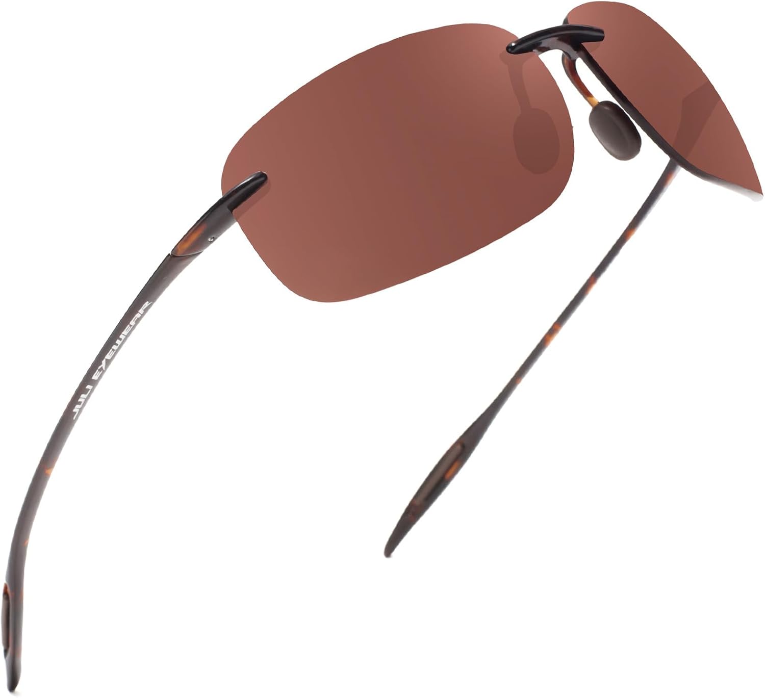 JULI Sports Sunglasses for Men Women Tr90 Rimless Frame for Running Fishing Golf Surf Driving MJ8009 - Image 3