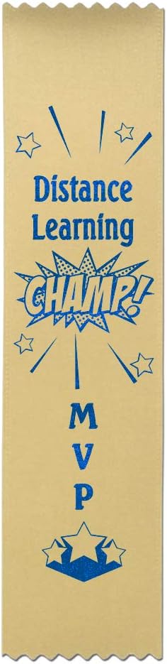 Distance Learning Award Ribbons - MVP (25 Pack)