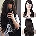Produktbild Perücken Damen Cosplay Wigs Long Loose Damenperücke Lockig Anime Hitzebeständige natürliche 23"(58.5 cm) Dunkelbraun