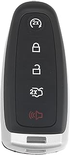 X AUTOHAUX 315MHz M3N5WY8609 Replacement Smart Proximity Keyless Entry Remote Key Fob for Ford Edge Explorer 2011-2015 for Lincoln MKS MKT MKX Navigator 5 Buttons with Door Key