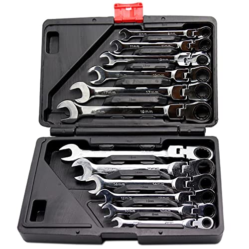 Adjustable Wrench,Wrench with Soft Grip,Wrench ToolAdjustable - Multitool Keys Chrome Vanadium Steel,Car Repair Kit,Key Set, Tool Set, Ratchet Set, Hand Tool Set, Car Set Professional Shif