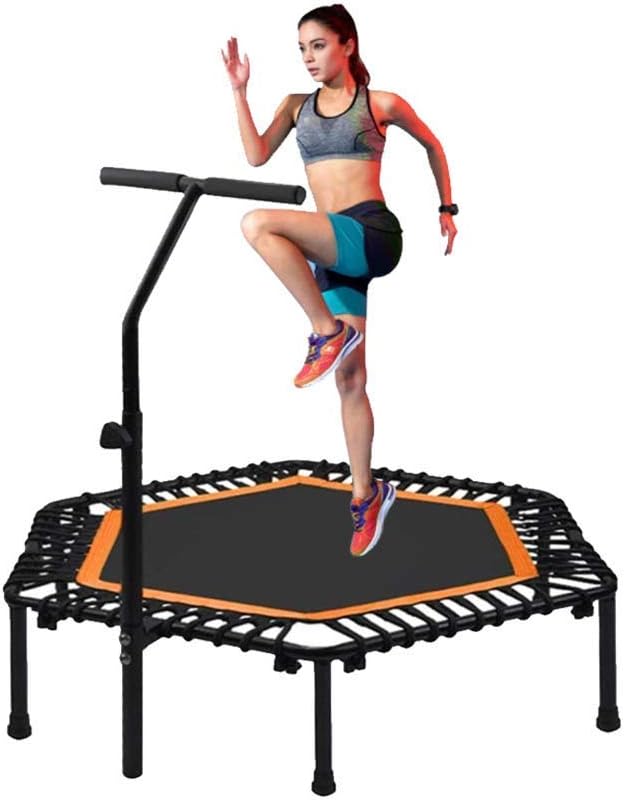 TRAMpoline 45-Inch Gym Hexagonal For Adult Safety Bungee Indoor Fitness