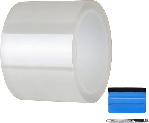 Miniatura 10 de LZLRUN Kit de herramientas gratis transparente protector de borde de la puerta de coche protector universal de la puerta del coche adhesivo anti