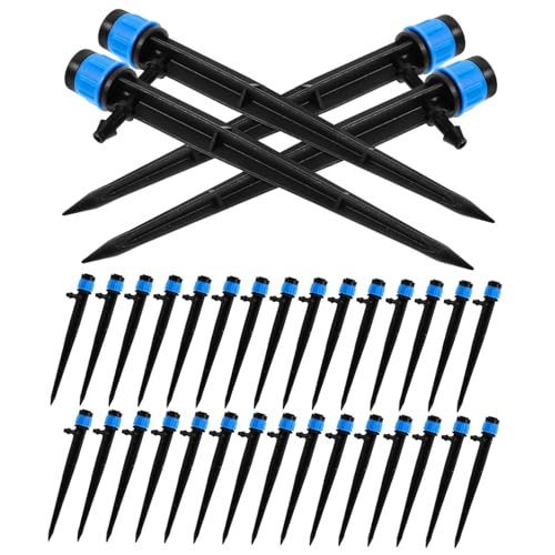 OUNONA 50個 地刺し式散水ドリップ灌漑スプリンクラーヘッド 果樹 鉢植え用均一散水 省水設計で小型芝生ガーデンに