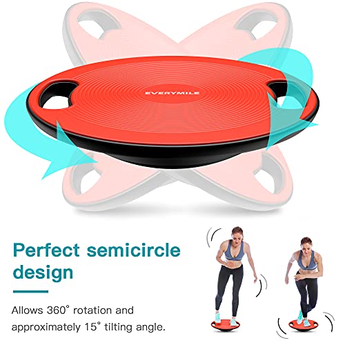 Everymile AMZN.GR."EM-BALANCE BOARD"-YPJV180HAH-LN Wobble Balance Board, Exercise Balance Stability Trainer Portable thumb #2