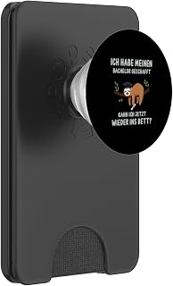Bachelor Creates Back in Bed Student Gift Sloth PopSockets PopWallet for MagSafe