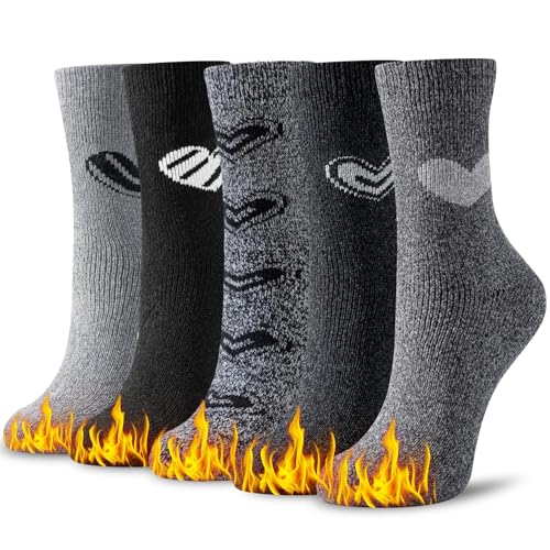 Niofind Thermosocken Damen, Wollsocken, Wintersocken, Dicke...