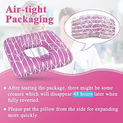 Aossa Donut Pillow Postpartum Pregnancy Doughnut Pillow Sitting Donut For Bed Sores Medical Pillows Butt Ear Head Hemorrhoid Fistula Tailbone Orthopedic Surgical Donut Cushion For Women Men (Pink) #TOP6