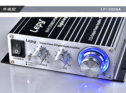 Amazon | LEPY LP-2020A+ デジタルアンプ ブラック+12V5A