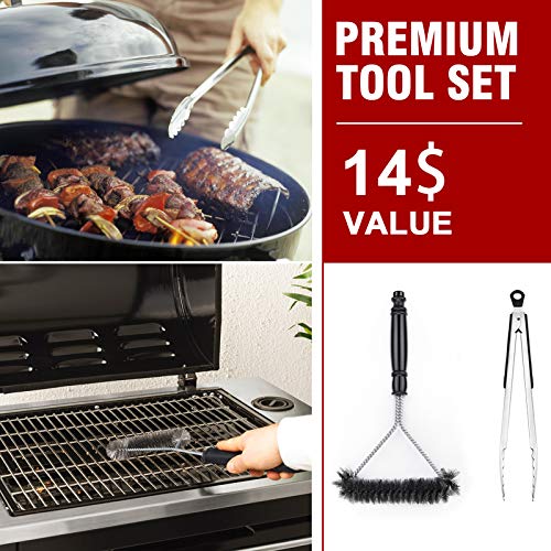 Kingkong 7552 Cover For Weber Genesis Silver/Gold / 2000-5500 Gas Grills, Black #TOP5