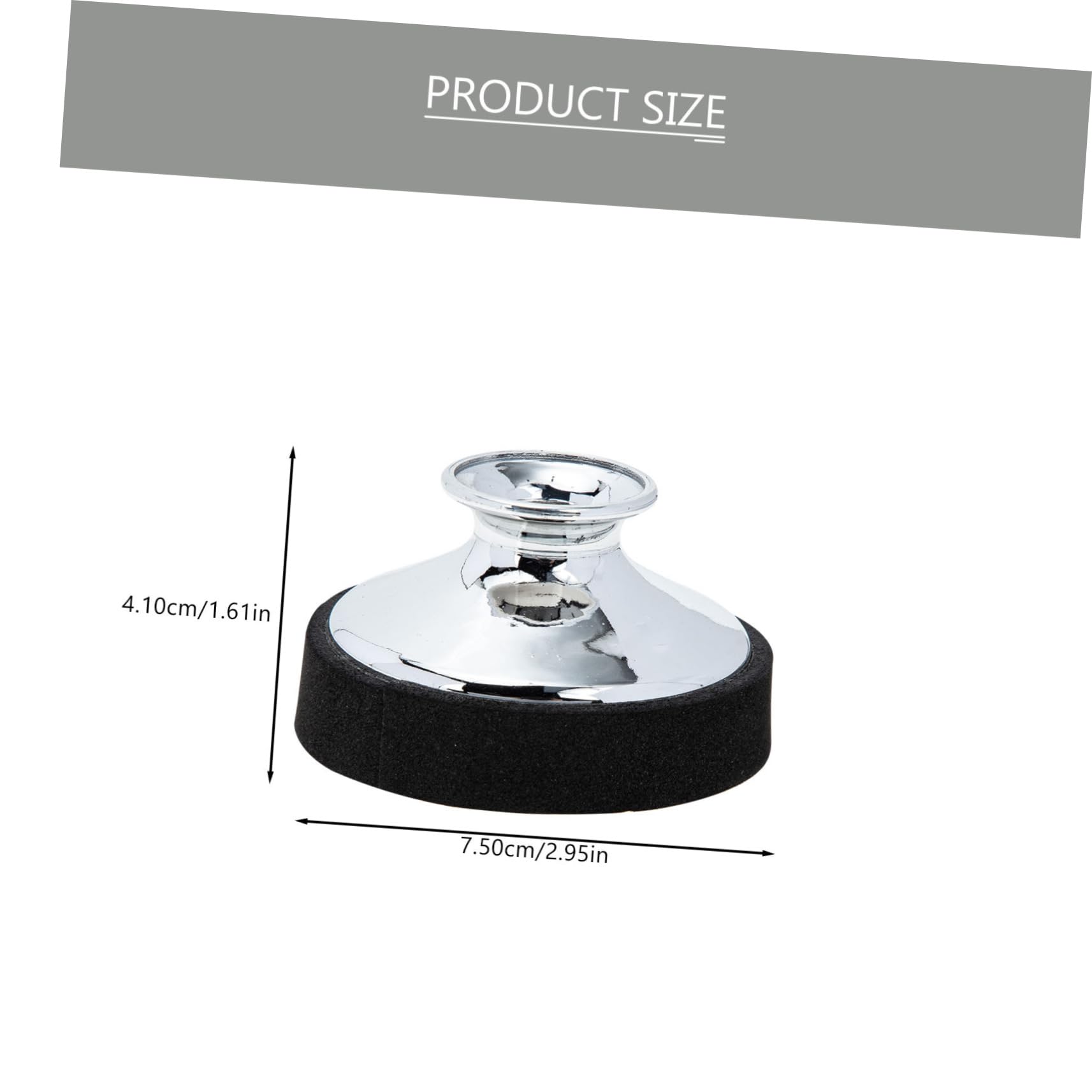 VANZACK Portable Alto Saxophone Mute Compact Durable Design for Beginners Reduces Noise and Overtones for Practice and Performance