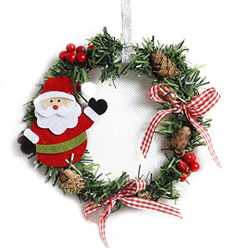 Mini guirlande de Noël suspendue ornement porte et mur maison
