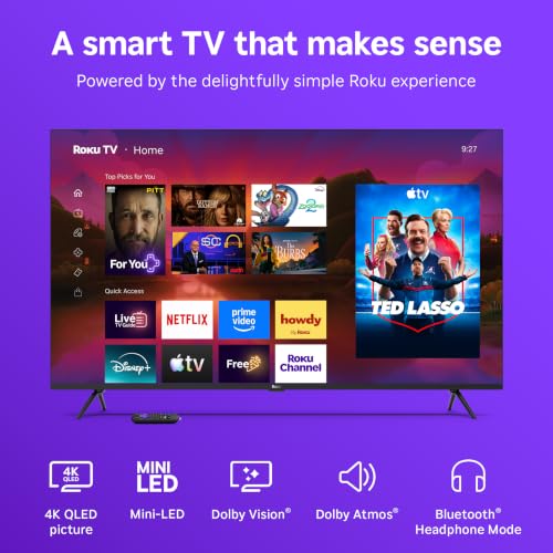 Roku 65-Inch Plus Series Smart TV - 4K QLED Mini-LED TV - photo 3