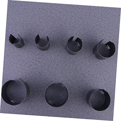 HOMSFOU 7 piezas brocas de sierra para madera miniatura 4