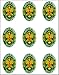 Artimagen Pegatina óvalos Logo Guardia Civil Tráfico 9 uds. Resina 16x11 mm/ud.