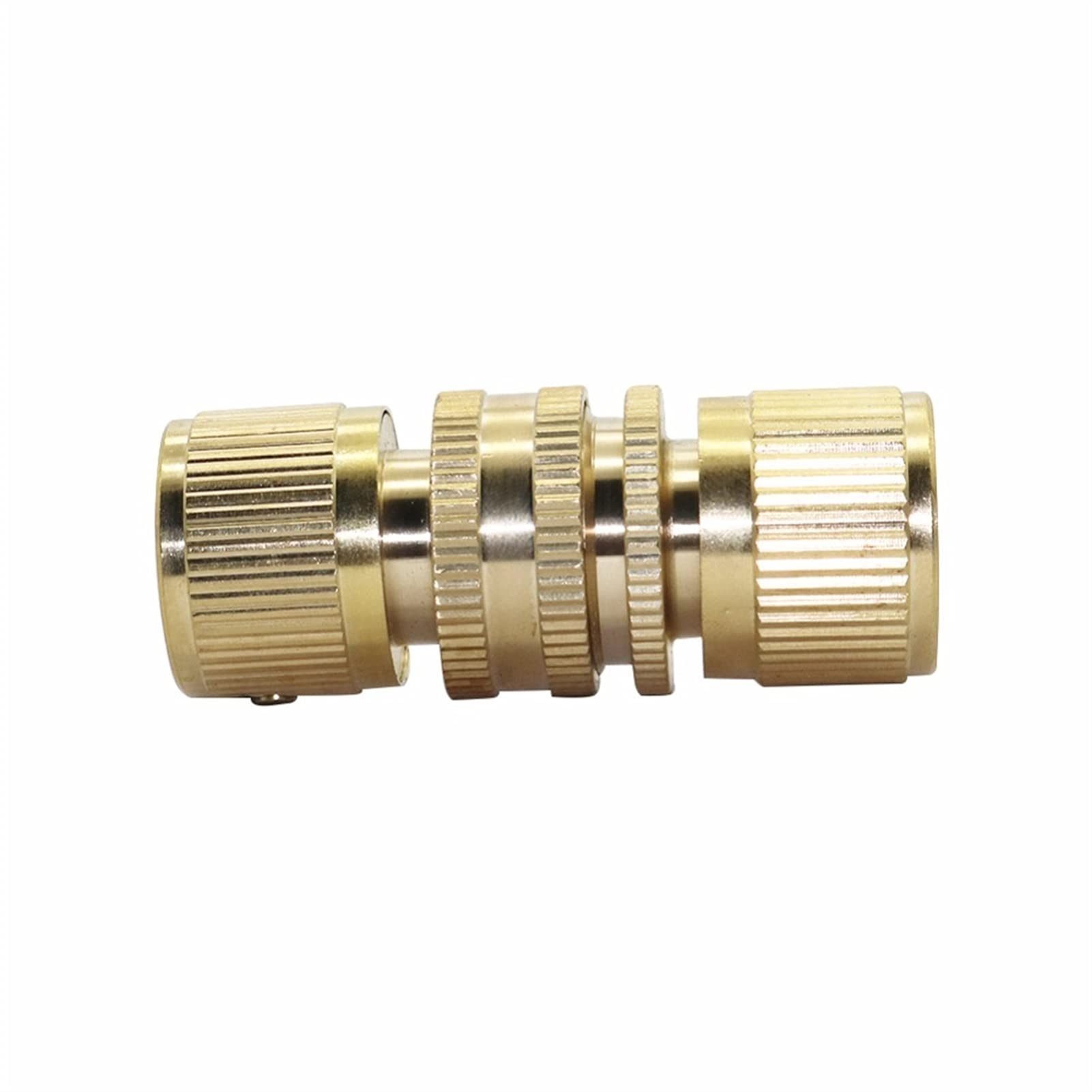 Garden Plumbing 10Set 3/4" Internal Thread and 3/4" External Thread Copper Quick Connectors Garden Irrigation Accessories Car Wash Pipe Fittings (Color : 3I4 inch)