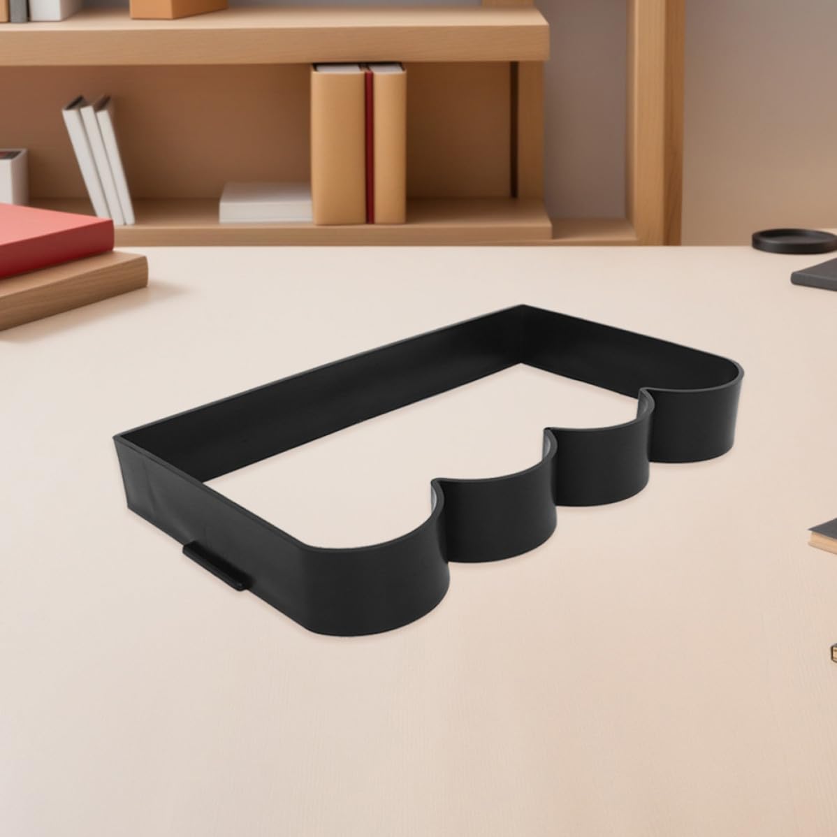 GLEAVI 2 Piezas Molde de Hormigón y Molde para Piedra de Jardín, Pvc Negro Rectangular 41,7x25,8x5,5cm, Reutilizable y Resistente Intemperie para Pasarelas, Patios y Caminos Exteriores