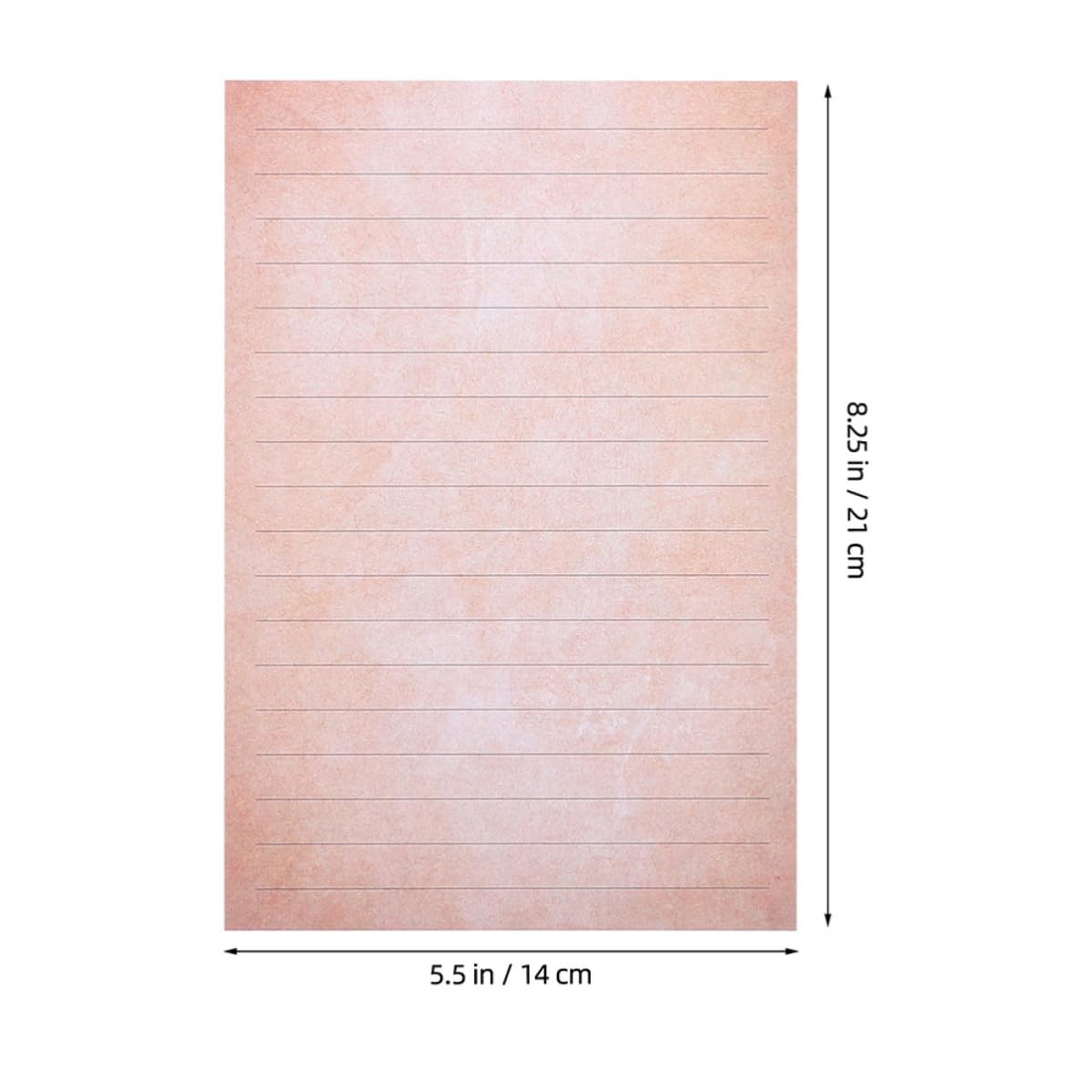 100 Sätze Vintage Briefpapier Satz mit Umschlägen und Stickern Retro Druckpapier aus Papier Optimiertes Schreiblayout für Handschriftliche Grüße und Geburtstagskarten
