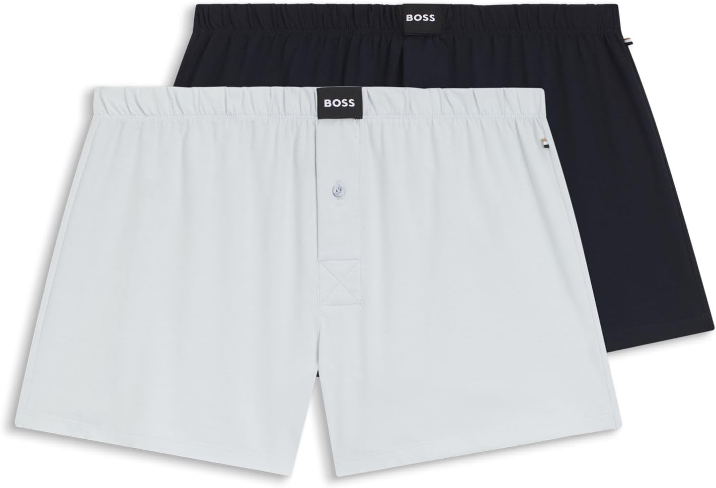 BOSS Mens 2P Jersey Boxer Shorts (pack of 2)