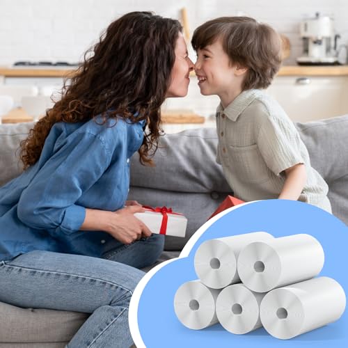 GREENKINDER 5 Rollen Druckpapier für Kinderkamera, Sofortdruck Thermopapier, Nachfüllpapier für Kinderkamera, Sofortbildkamera Druckpapier für Kinder(Für die Sofortdruckkameras des Modells H10)