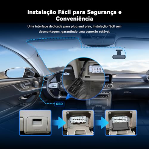 DDPAI Dash Cam Smart OBD Hardware Kit Compatível com os Modelos N1 Dual, N3 Pro, N5 Dual, Z40 e Z50,