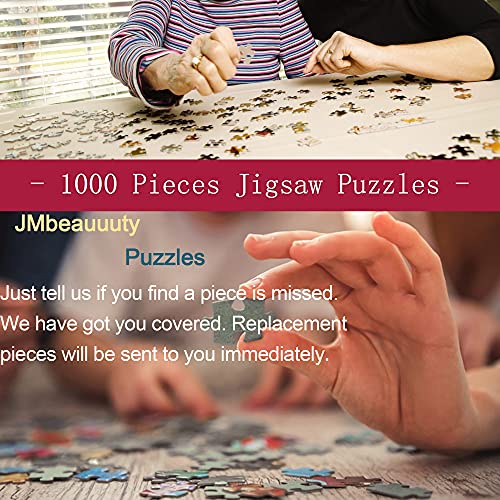 JMbeauuuty Puzzle 1000 Teile Schwarz Puzzle Erwachsene Zebramuster Schwieriges Schwer Puzzle für Erwachsene und Kinder… – Bild 5