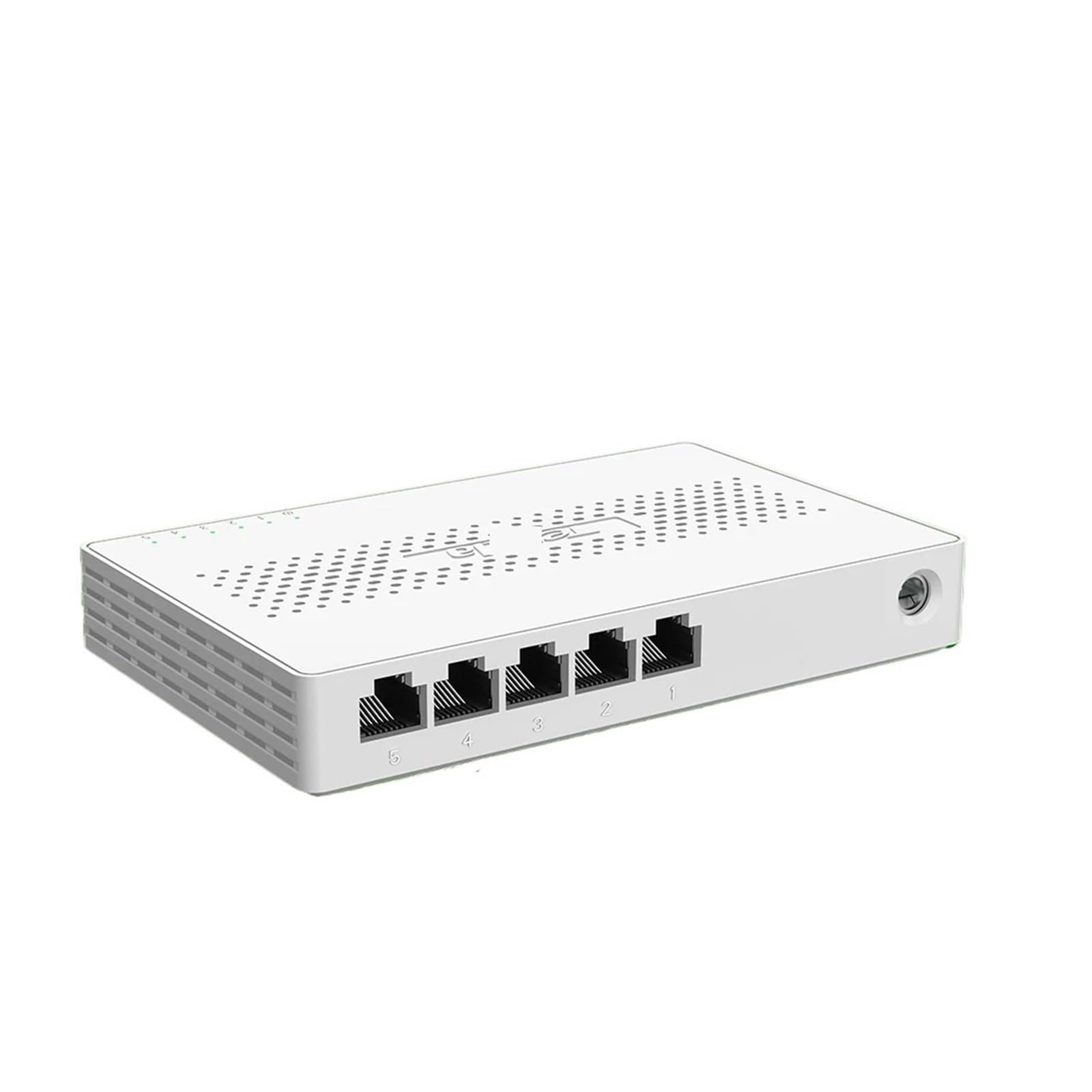 Switch Ethernet 2.5GbE 2.5GBASE-T 5 porte 2.5G RJ45 Fanless Plug and Play Switch di rete Desktop Hub Internet Splitter (Aggiungi spina UE)