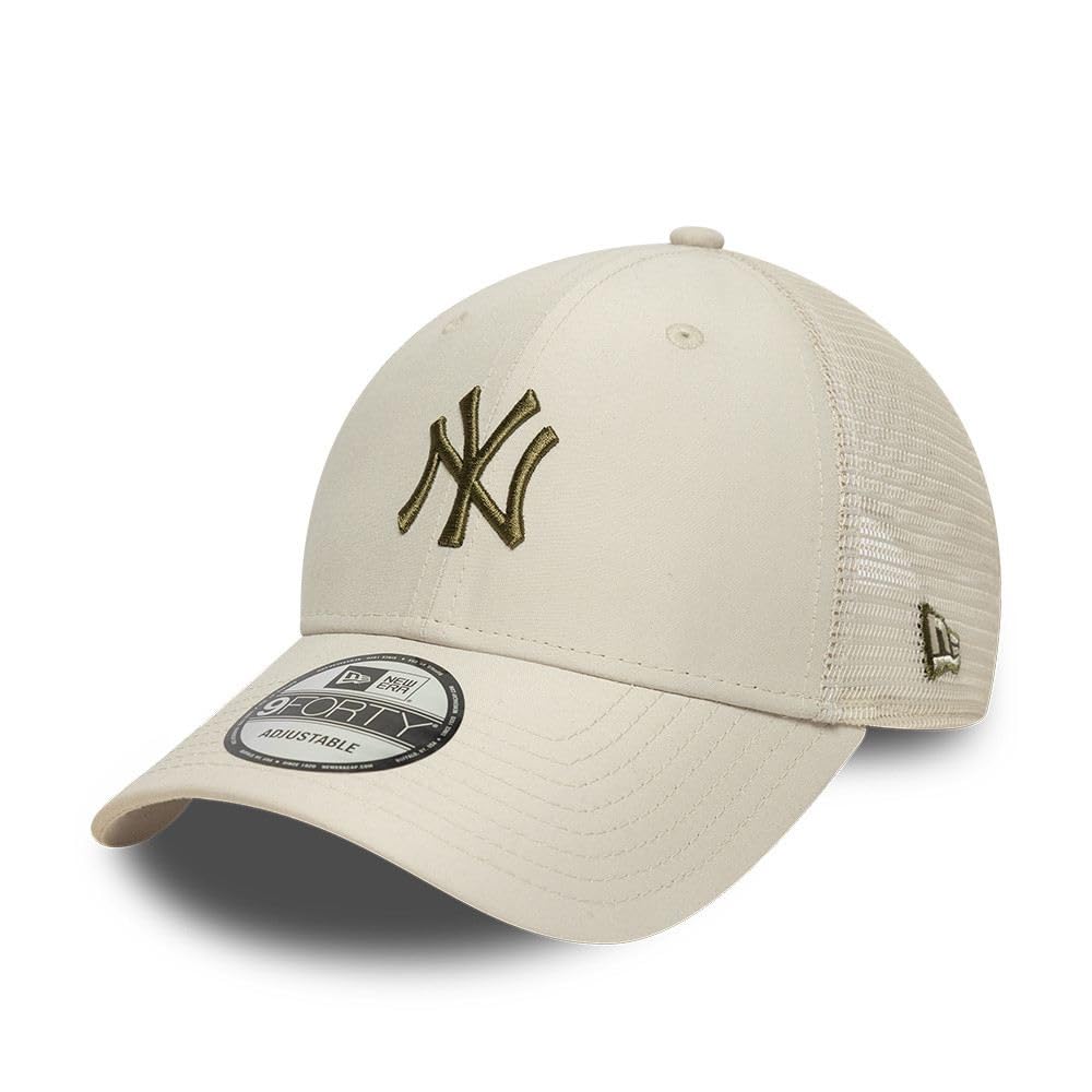 New Era New York Yankees MLB Midi Homefield 9Forty Trucker Cap Beige โ image 1