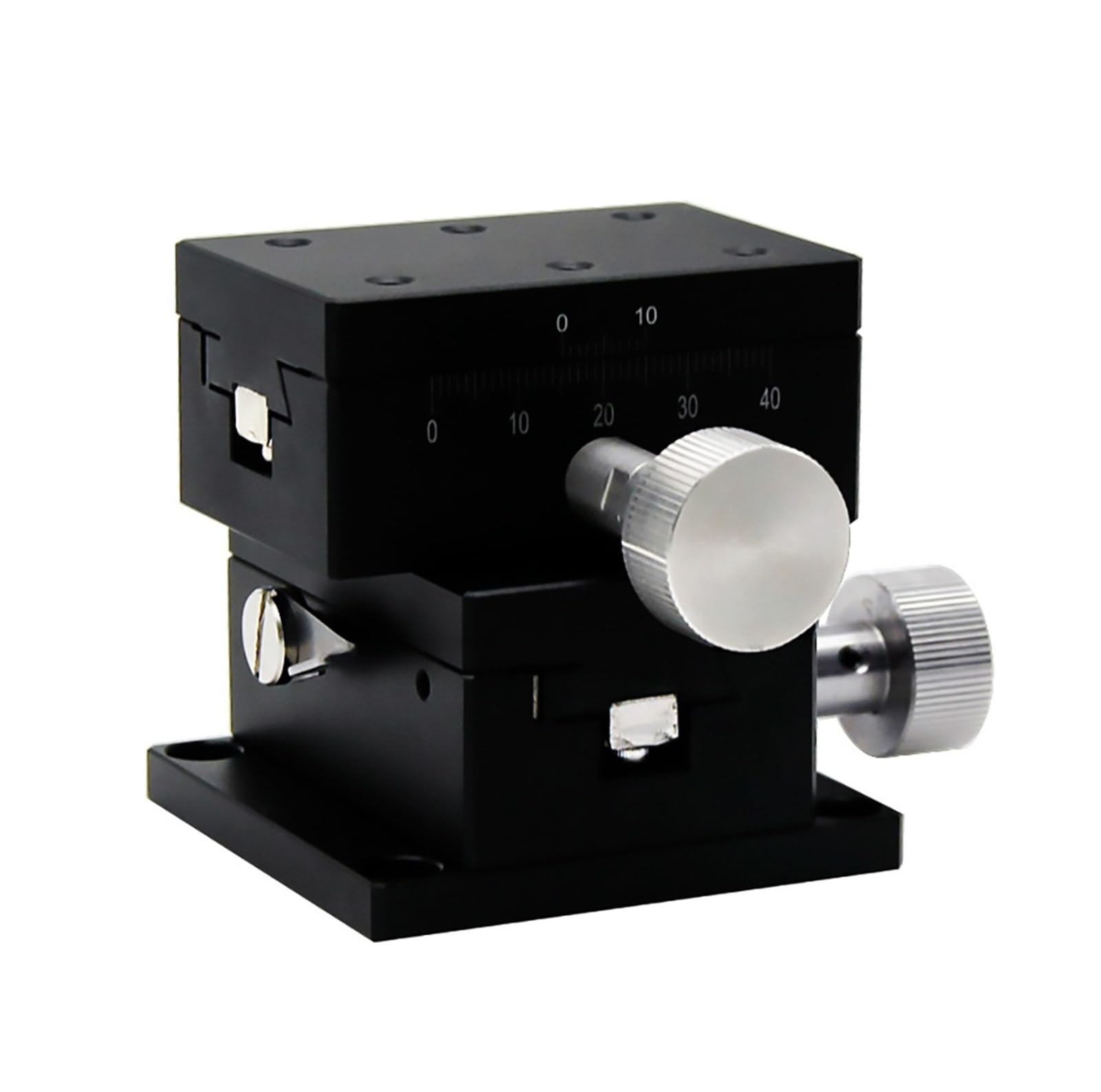 MYXJGNAIY Dovetail Groove Sliding Table, XY Axis LWY4060, 40 * 60mm, Displacement Platform, Gear Knob Adjust Slider Linear Guide