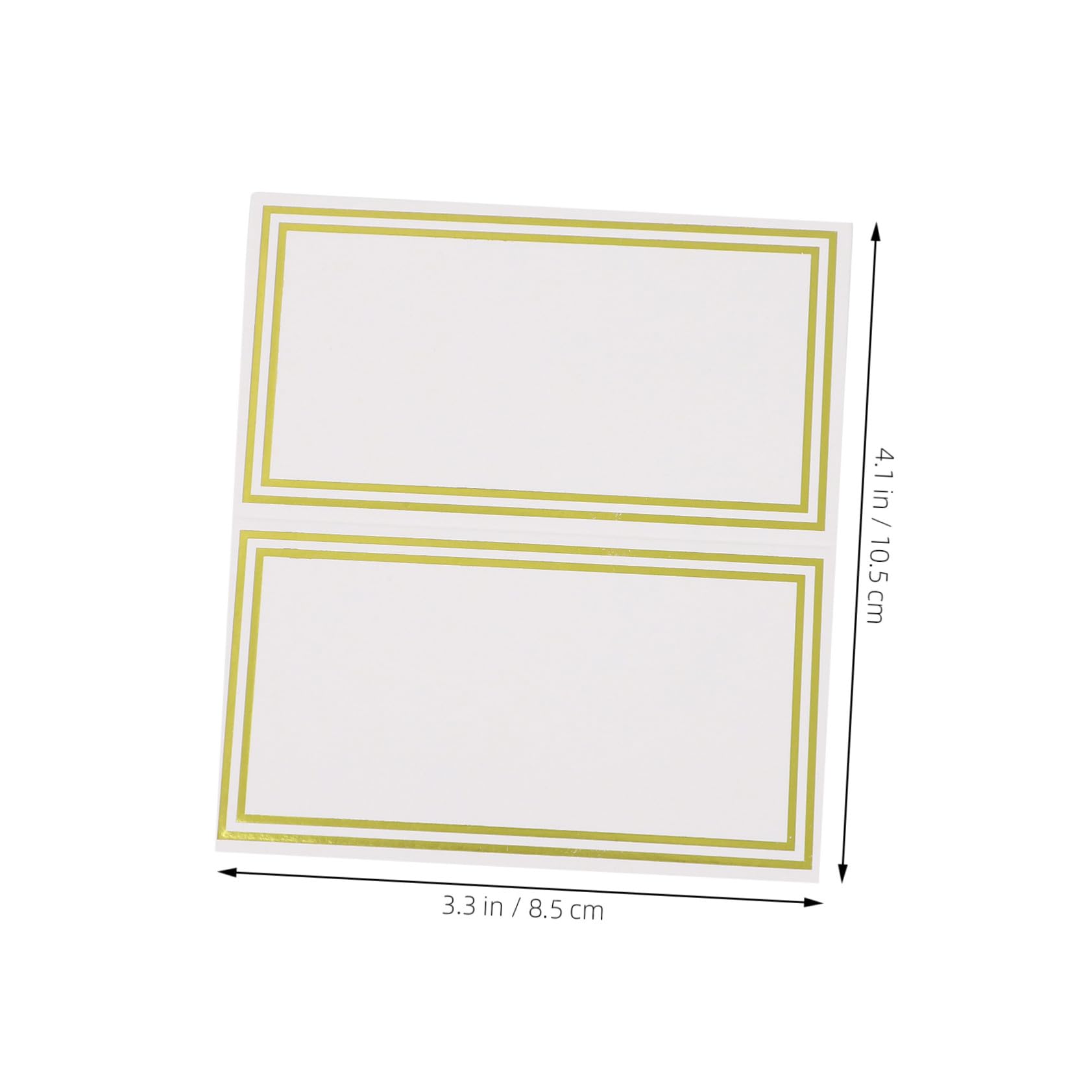 Angoily 300 Tischkarten mit Bronzierter Elegante Platzkarten aus Dickem Papier Schnelltrocknend und Beschreibbar für Hochzeiten Bankette Feiern und Festliche Tischdekoration