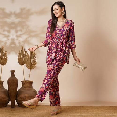 Image of Globus Women Co-Ord Set (3641624001 Red S)