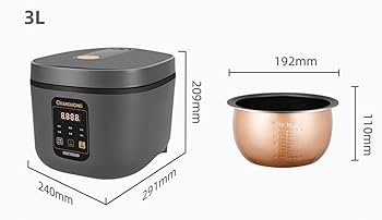 多機能炊飯器 グレー Amazon.co.jp : 炊飯器 1~8合 生炊き 2L/3L/3.8L/5L 炊飯器 2~10