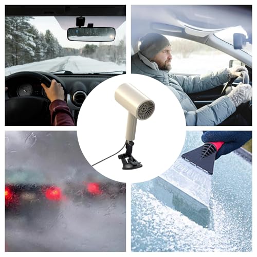 Chauffages de voiture rotation 360 degrés et dégivrage rapide - 5