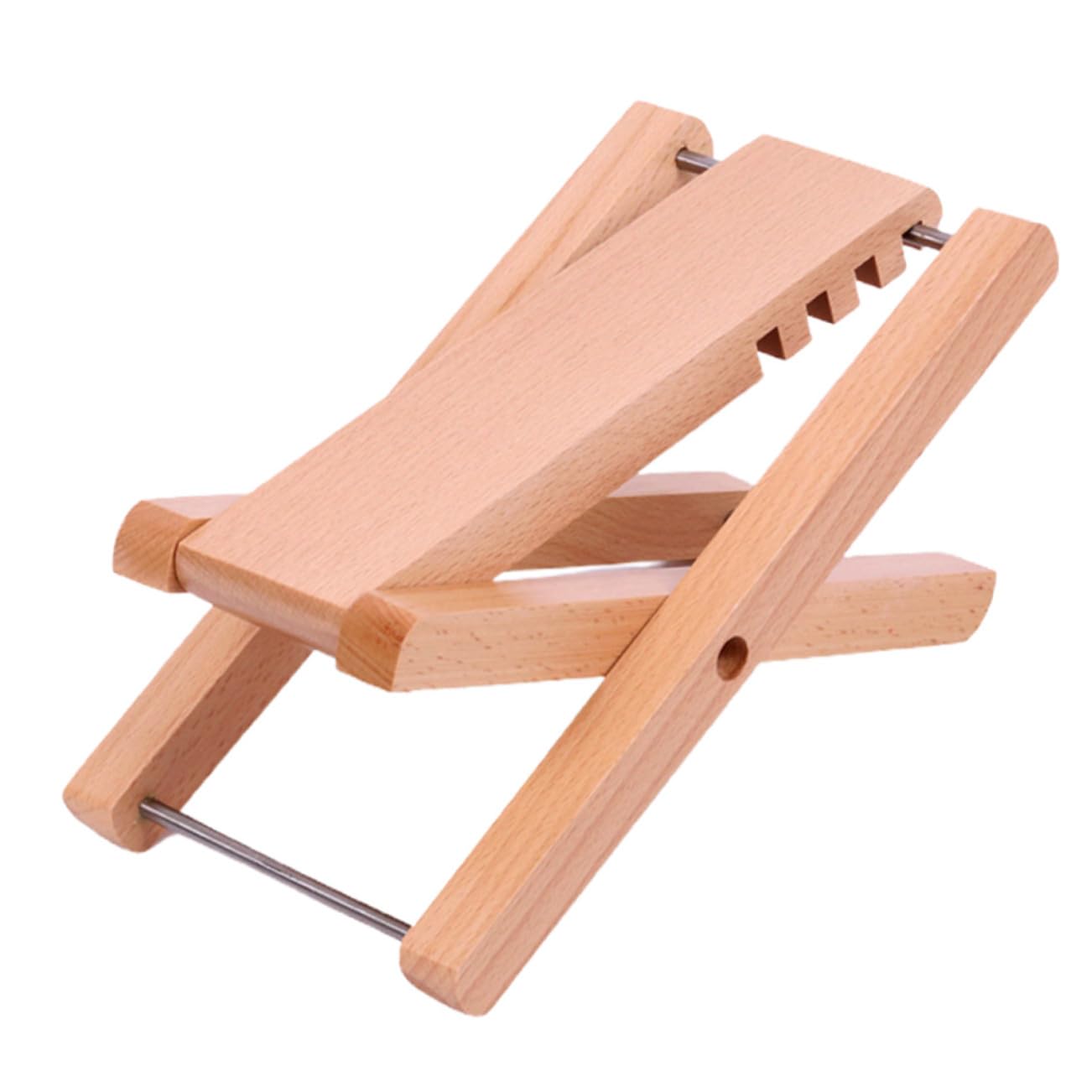 BESPORTBLE Poggiapiedi Per Chitarra in Legno Pieghevole Accessori Per Chitarra in Posizioni Spazio Adeguato Per Piede