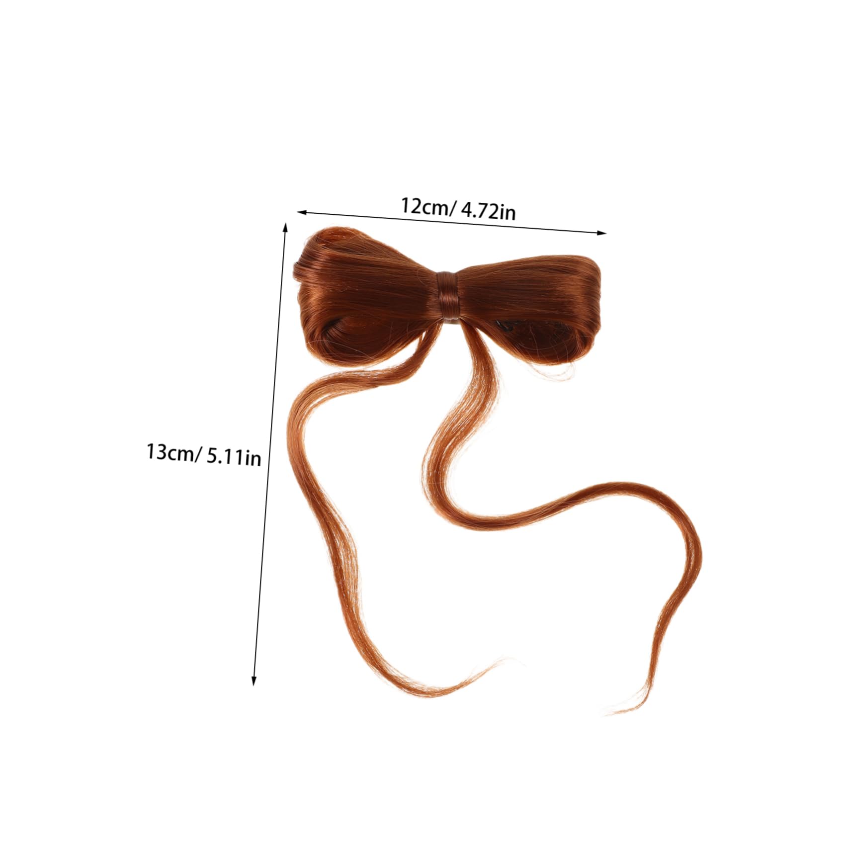 Healeved Realistic Hair Bow Clips for Women Hanfu Inspired Bun Hairpiece Accessory
