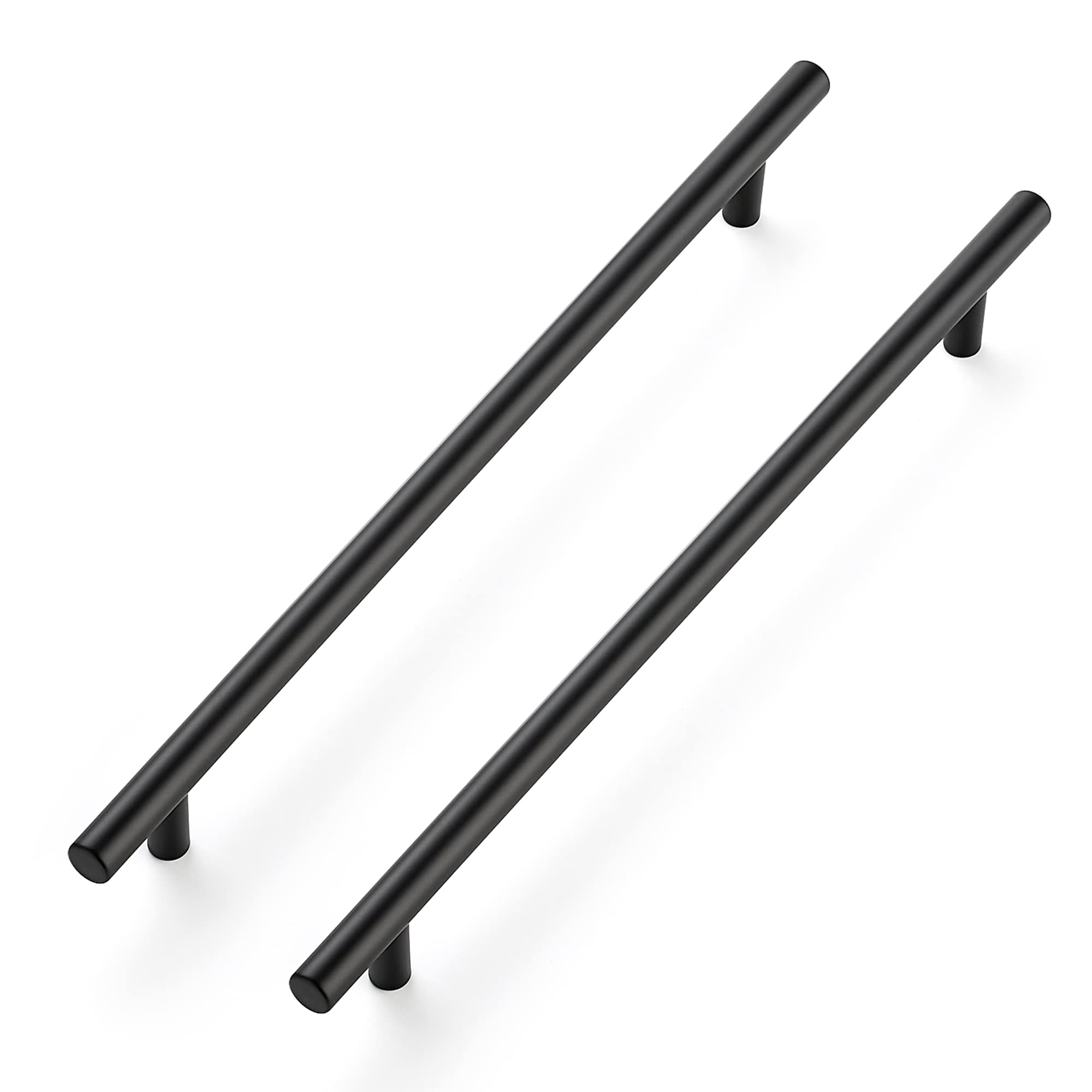 Ravinte 10 Inch Cabinet Handles Matte Black Stainless Steel Kitchen Cupboard Hardware Cabinet Handles 12-1/2"Length,10" Hole Center 10 Pack