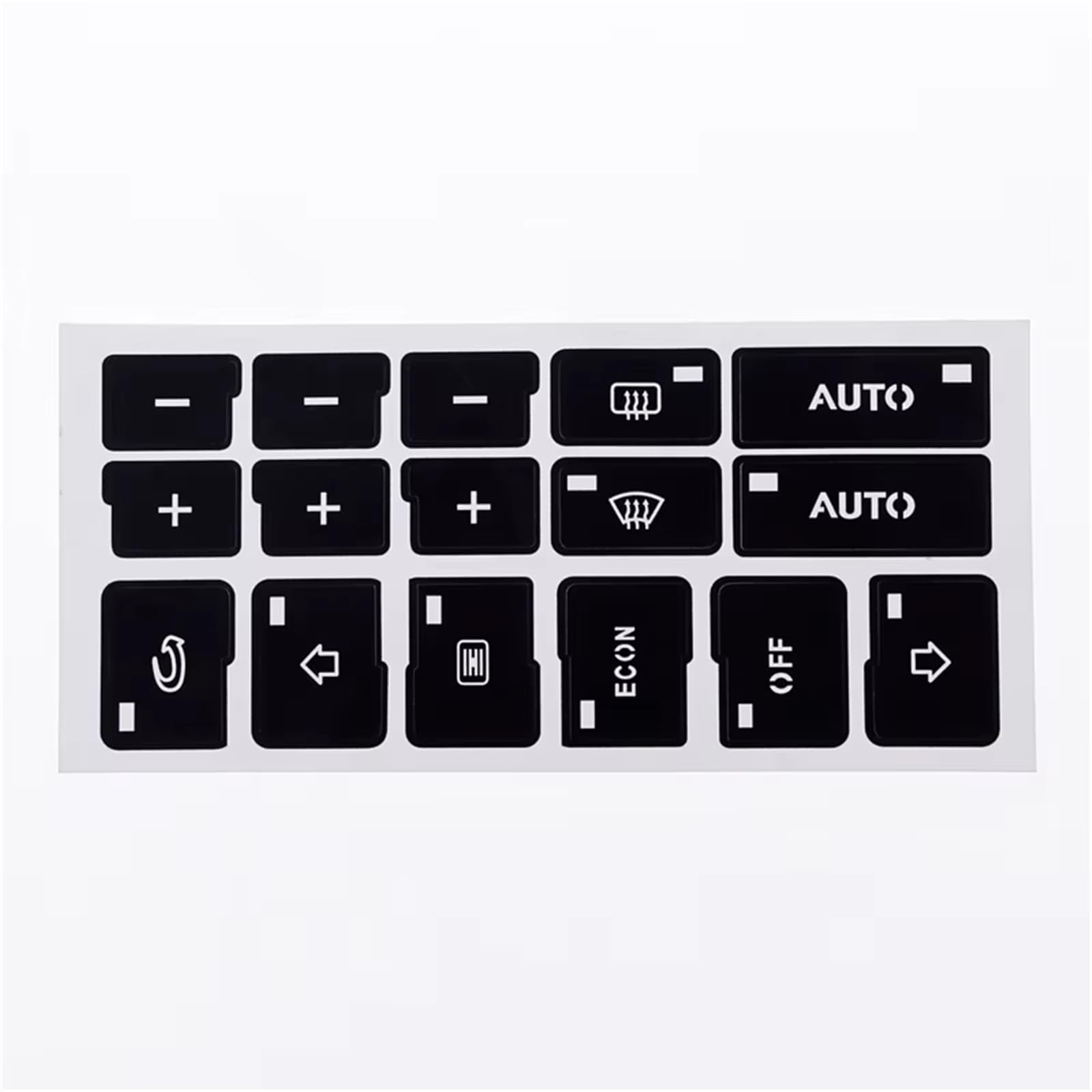 Wsbojxth One Color Repair Patch Compatible With A4 B6 B7 2000 2001 2002 2003 2004 1 Pcs With 16Keys Car Air Condition Ac Climate Control Button Repair Stickers Decals