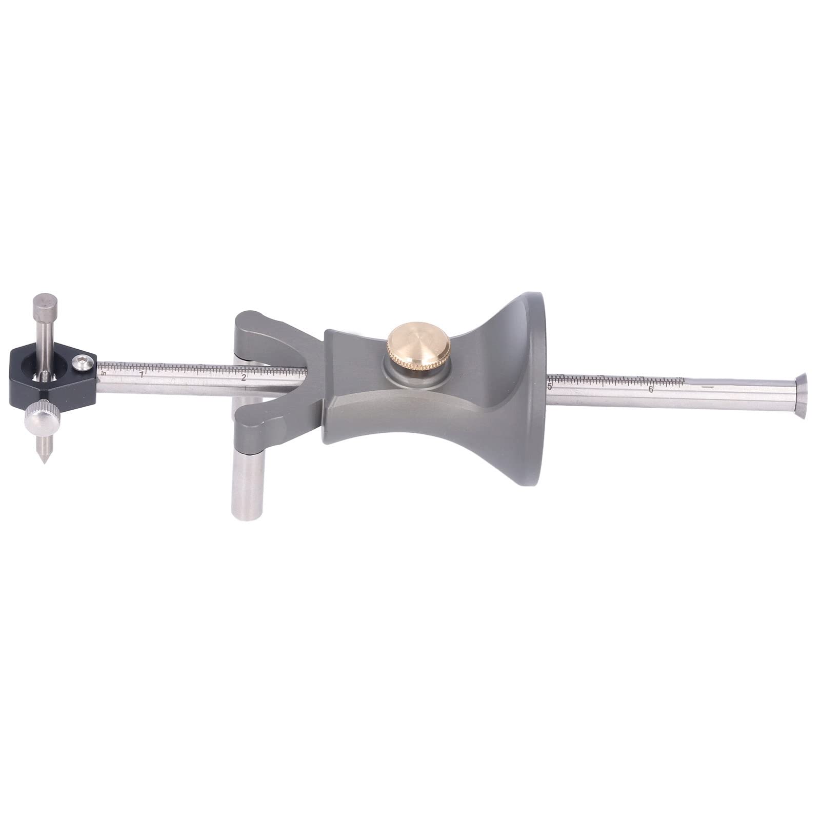 Calibro per marcatura Strumento per tracciare il legno lineare Scriber a doppio scopo Corpo in lega di alluminio per la lavorazione del legno Ceramica Ferro acrilico