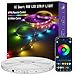 LED Strip Lights, 32.8ft Color Changing LED String Lights with SMD 5050 RGB Light Strip, 300 Units Led Strip Lights and 44 Keys IR Control for Home Hotel Bar Gym and Christmas Halloween Celebration