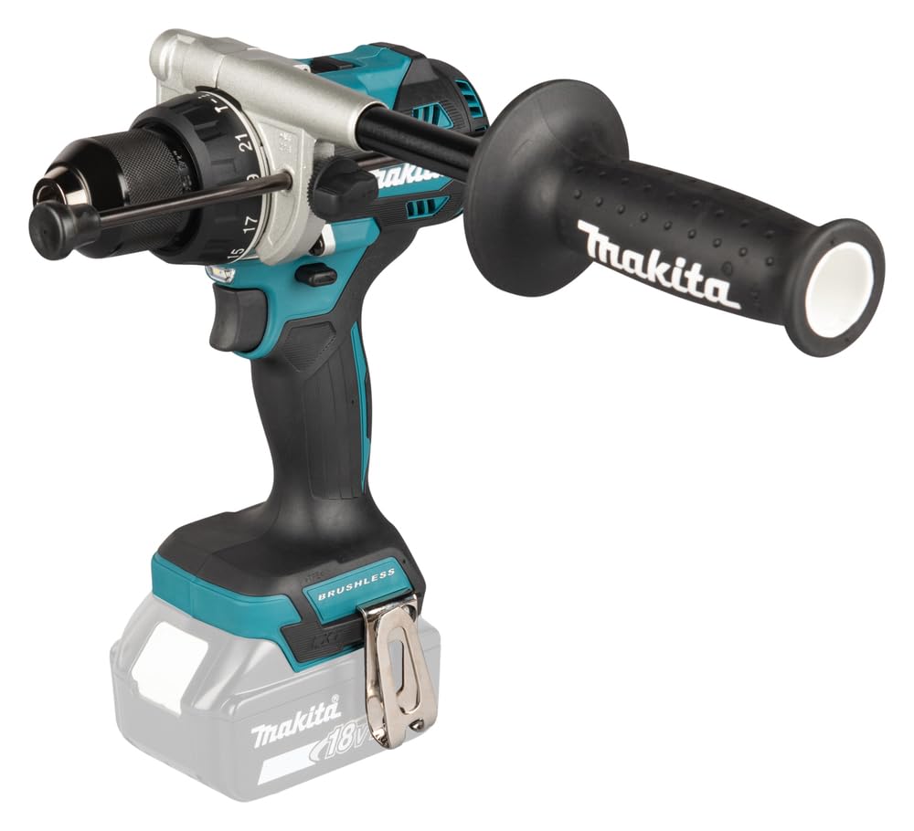 MAKITA DHP492ZJ - Taladro atornillador de percusión (18 V, 141 Nm (Solo)