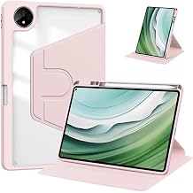 Acrylic Rotating Tablet Cover Suitable for Huawei MatePad Pro 13.2inch 2023 PCE-W30 Case with Pencil HolderPink