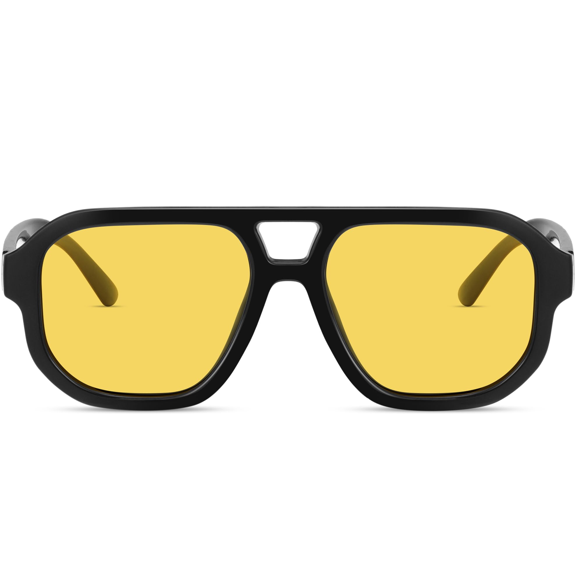 livho Trendy Polarized Square Aviator Sunglasses Women Men Square Eyewear Frame, Retro Sun Glasses for Women Men 2025 Shades