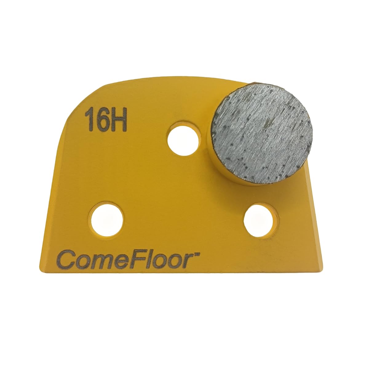 Disco de molienda de suelo de hormigón, zapatas de molienda de metal de diamante para preparación de hormigón, compatible con amoladoras Lavina Onfloor, grano 16 redondo único, grano duro 16, paquete