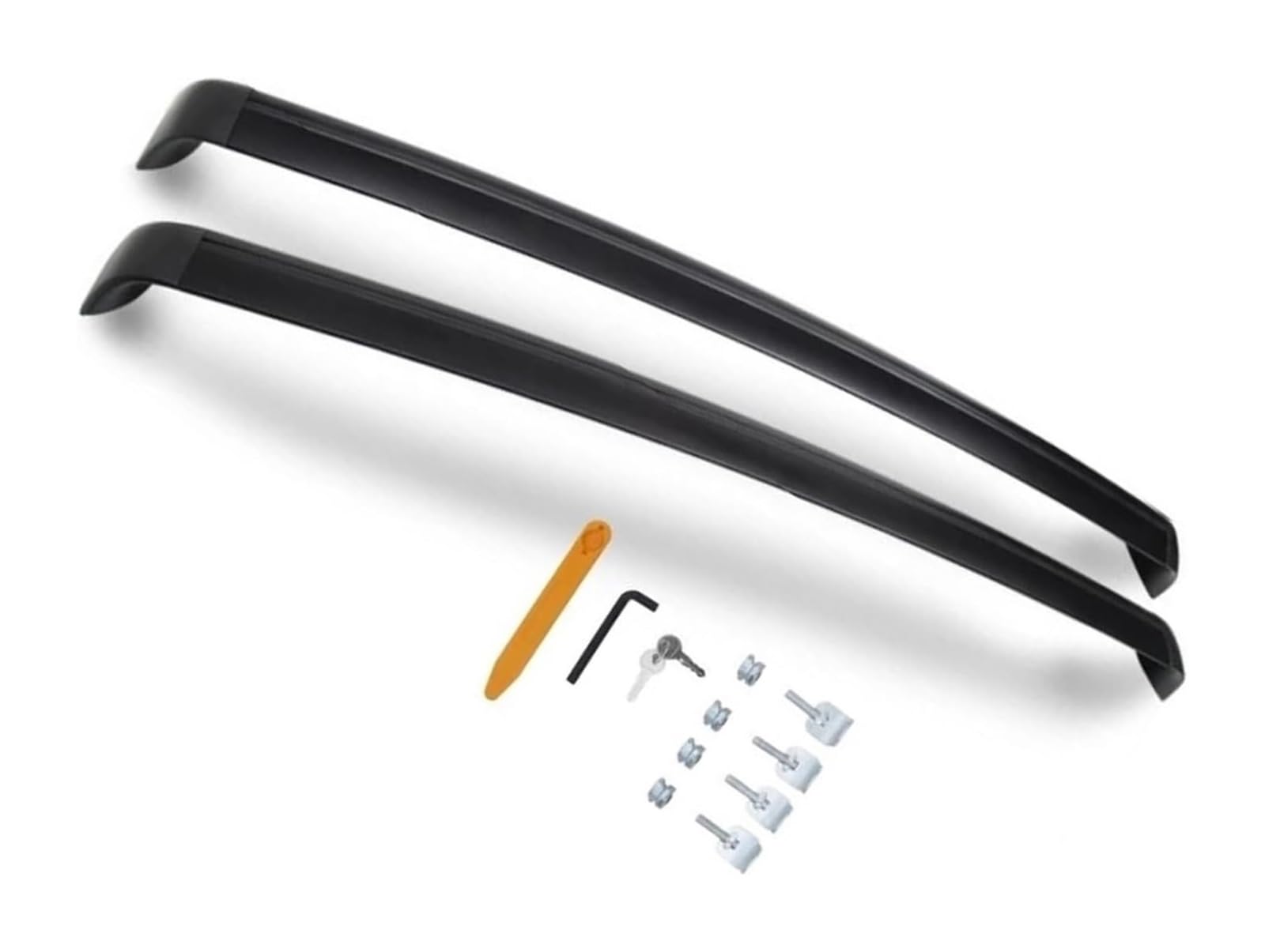 Portaequipajes Techo Portaequipajes Techo Bloqueable para Coche Barras Cruzadas Antirrobo Aluminio Bastidores para Tesla para Modelo Y 2020-2024