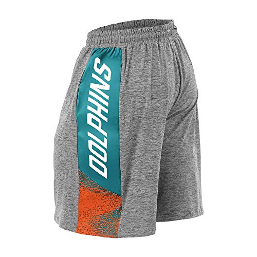 Zubaz NFL Miami Dolphins Unisex NFL17SDST970406NFL17SDST970406, Grey, Large Amazon.in