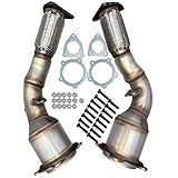 Generic K&E EXHAUST 2772H2773PC-C Direct Fit Replacement Exhaust Catalytic Converter Stainless Steel Fits: Porsche Cayenne 4.8L Non Turbo 2008-2010